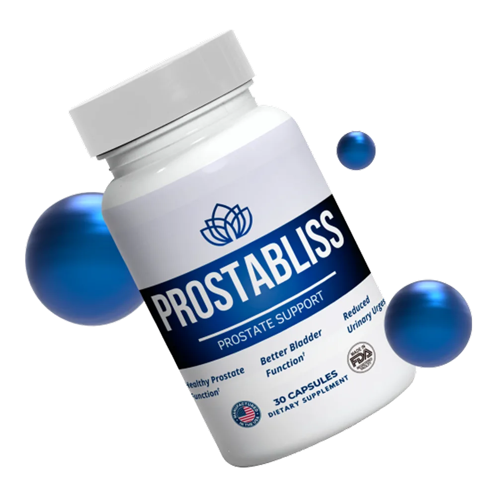 Prostabliss Prostate Support Capsules — 30 Capsules, Made in USA